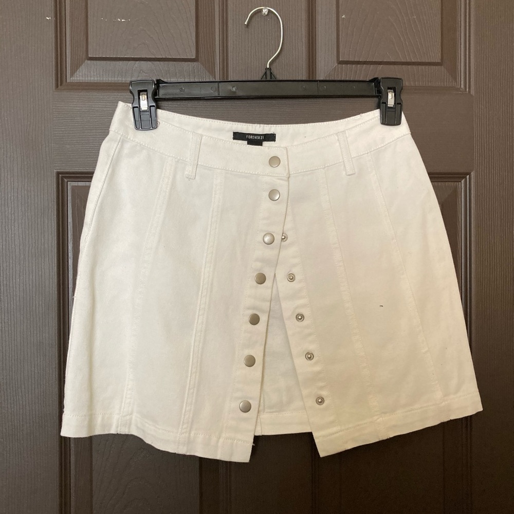 White skirt